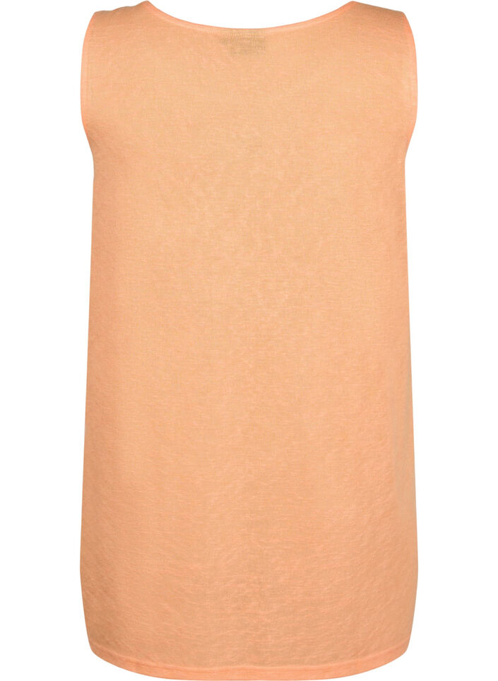 Toppi tekstuurilla ja pyöreällä pääntiellä, Mock Orange, Packshot image number 1