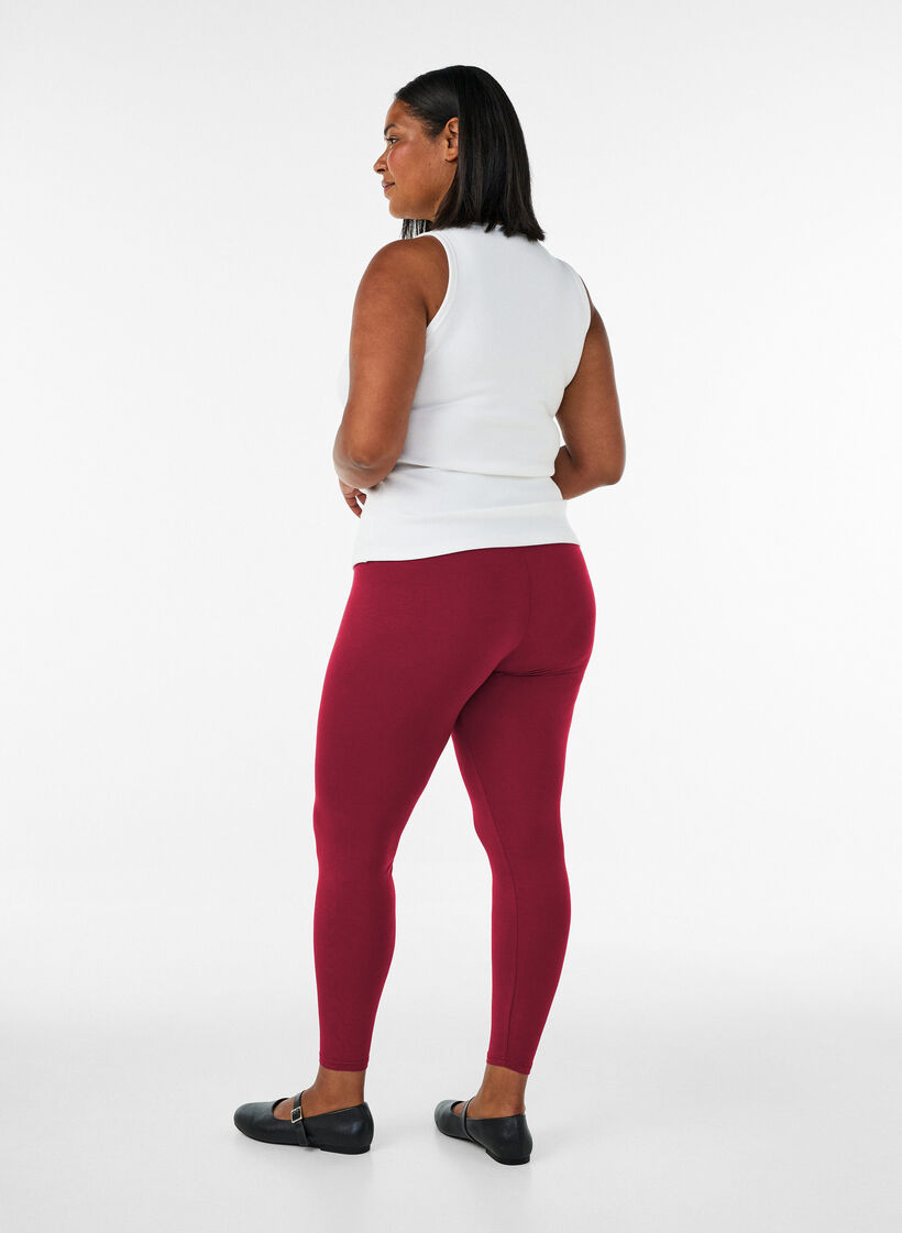 Perusleggingssit viskoosista, Punainen, Model image number 2