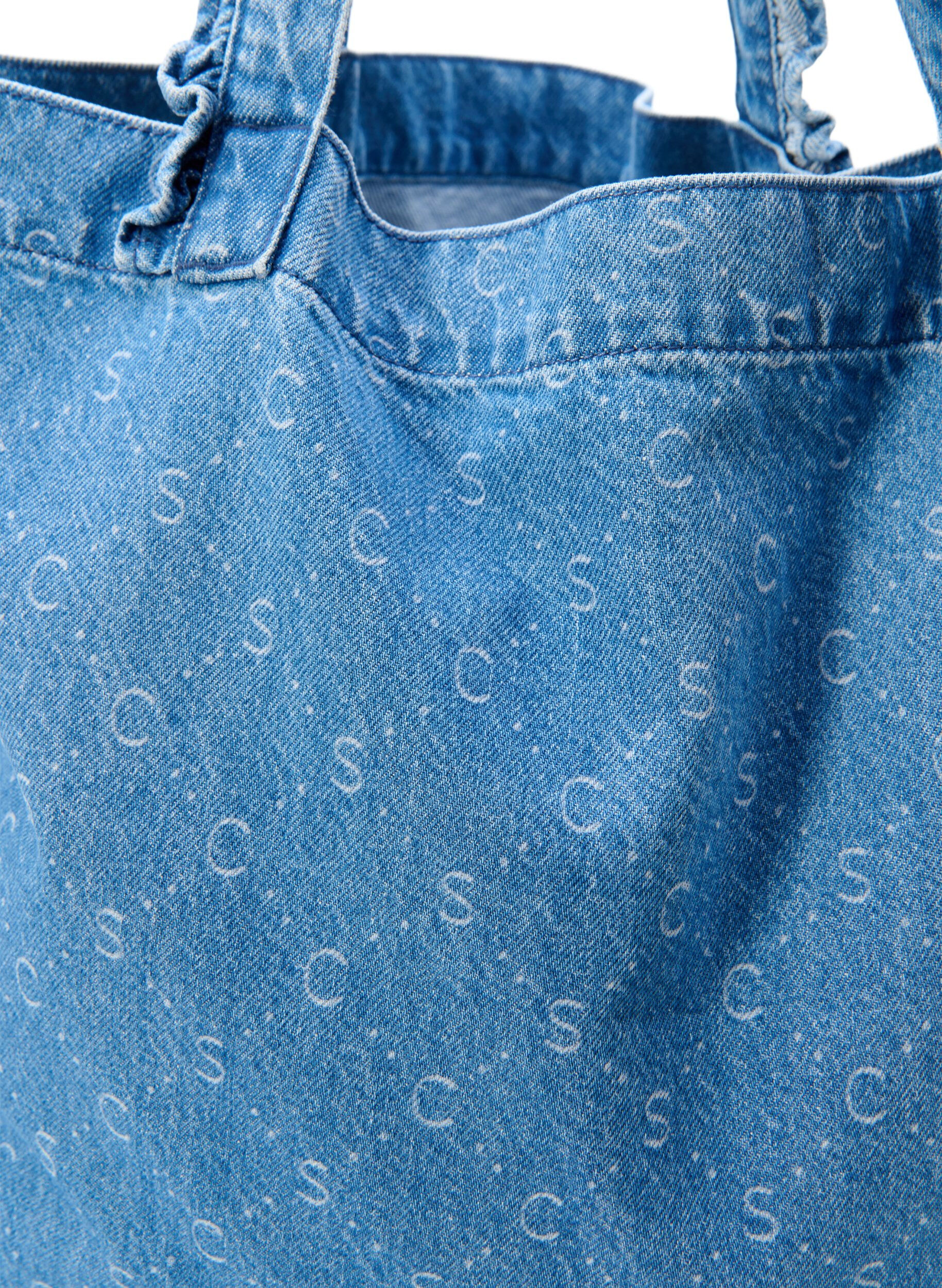 Zizzi Denim-ostoskassi, Light Blue Denim, Packshot image number 2