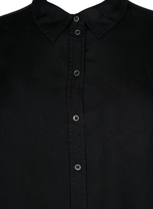 Pitkä paita 3/4-hihoilla lyocell-materiaalia (TENCEL™), Black, Packshot image number 2