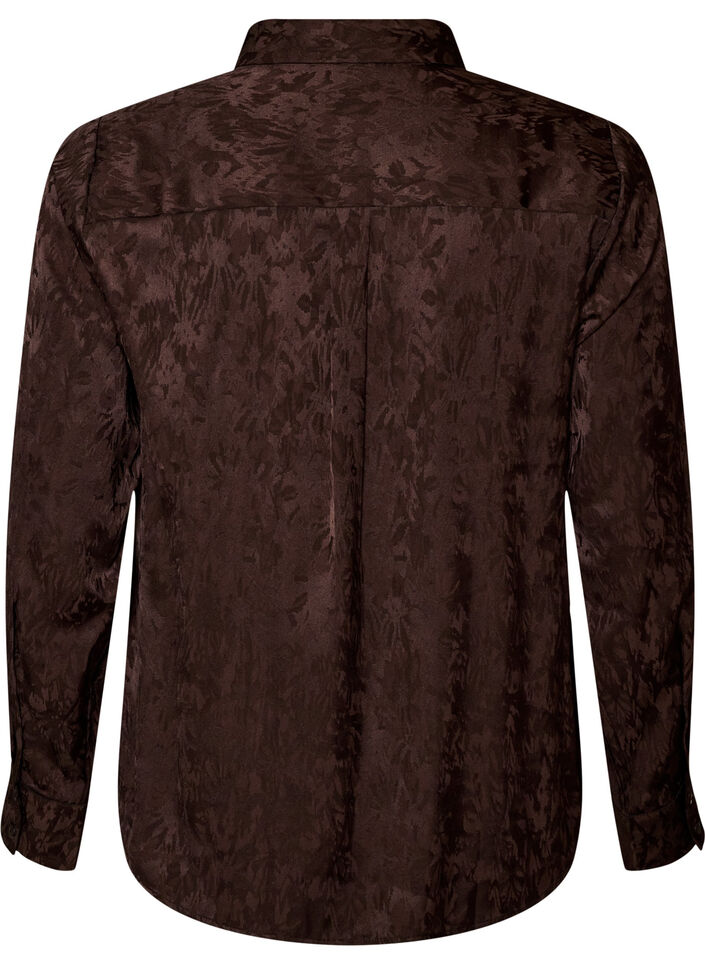 Paita samans&auml;vyisell&auml; paisley-kuviolla, Ruskea, Packshot image number 1