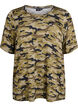 T-paita, jossa TENCEL&trade; Lyocell ja maastokuvio, Vihre&auml;, Packshot image number 0