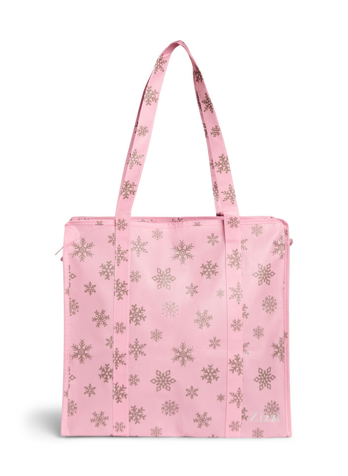 Ostoskassi vetoketjulla, Punainen, Packshot image number 0