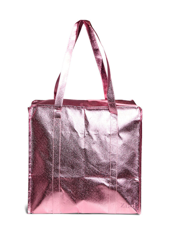 Ostoskassi vetoketjulla, Vaaleanpunainen, Packshot image number 1