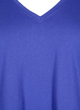 FLASH - T-paita v-pääntiellä, Royal Blue, Packshot image number 2