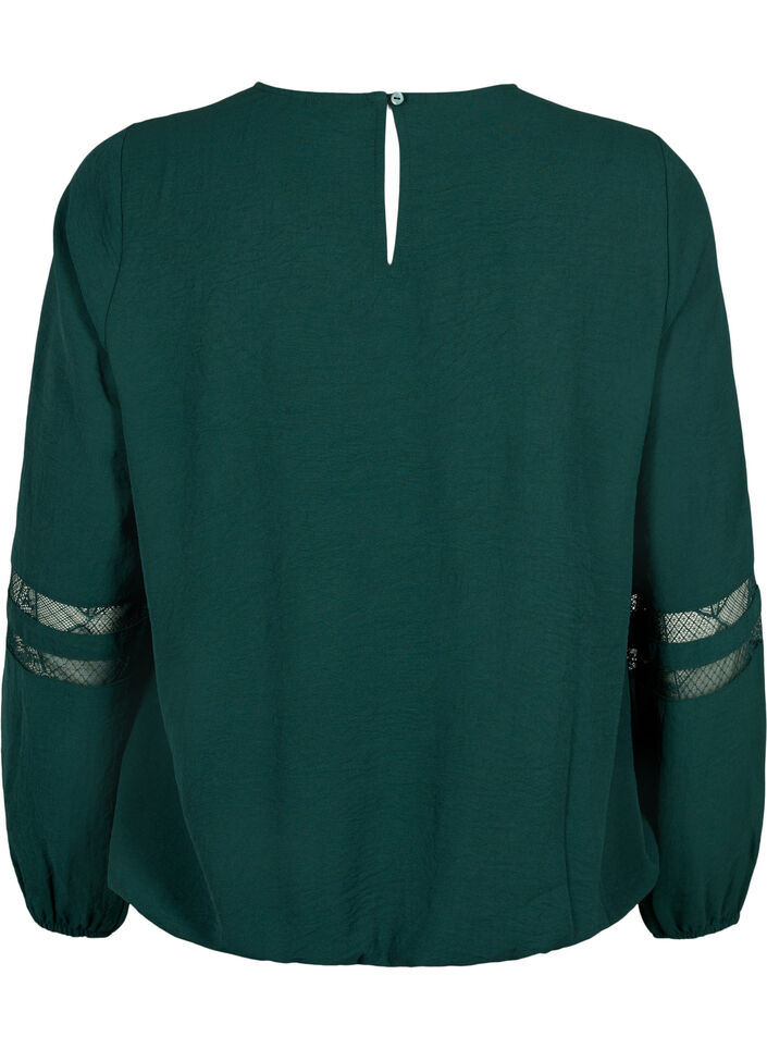 Pitkähihainen pusero, jossa on pitsiä, Scarab, Packshot image number 1