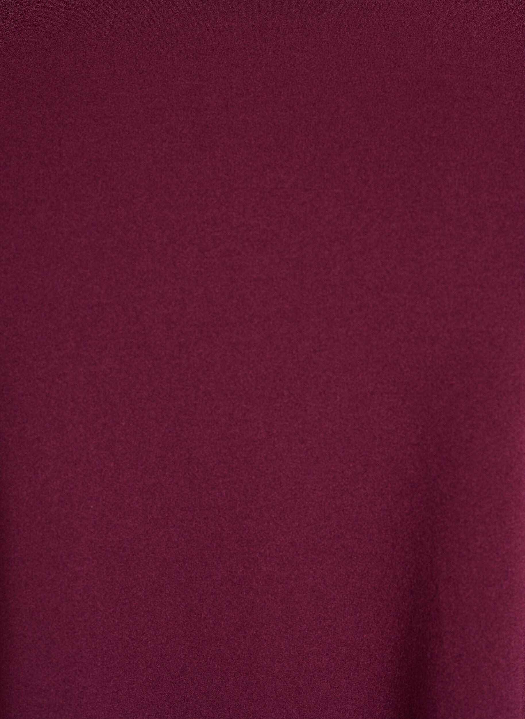 ZizziLyhyt A-linjainen mekko 3/4-hihoilla, Punainen, Packshot image number 2
