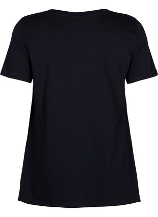 Lyhythihainen puuvillainen t-paita, Black W. Sun, Packshot image number 1
