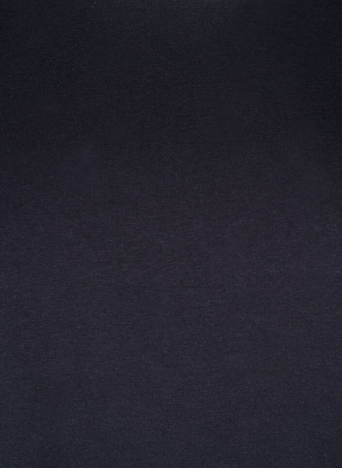 T-paita luomupuuvillasta pyöreällä kaula-aukolla, Black, Packshot image number 2