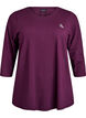 Treeniyl&auml;osa 3/4-hihoilla, Violetti, Packshot image number 0
