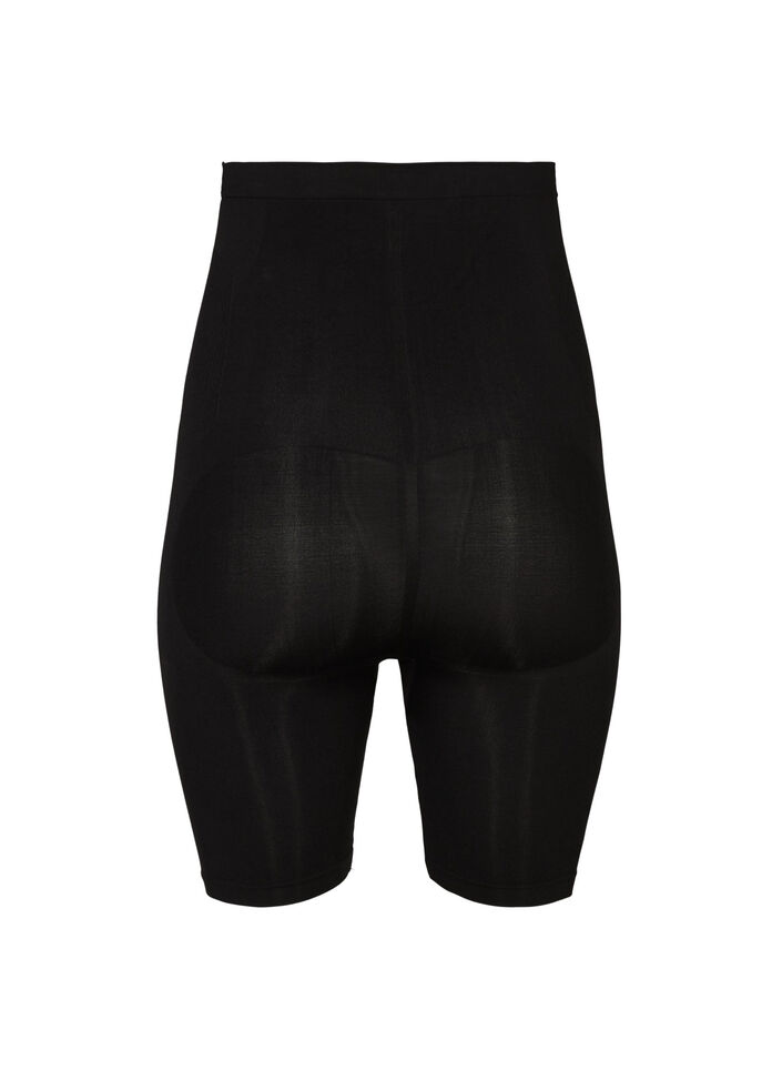 Korkeavy&ouml;t&auml;r&ouml;iset shapewear-shortsit, Musta, Packshot image number 1