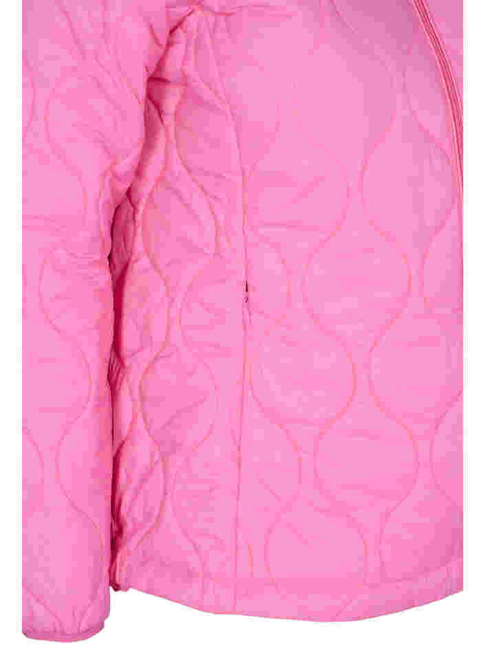 Tikkitakki vetoketjulla ja taskuilla, Hot Pink, Packshot image number 3