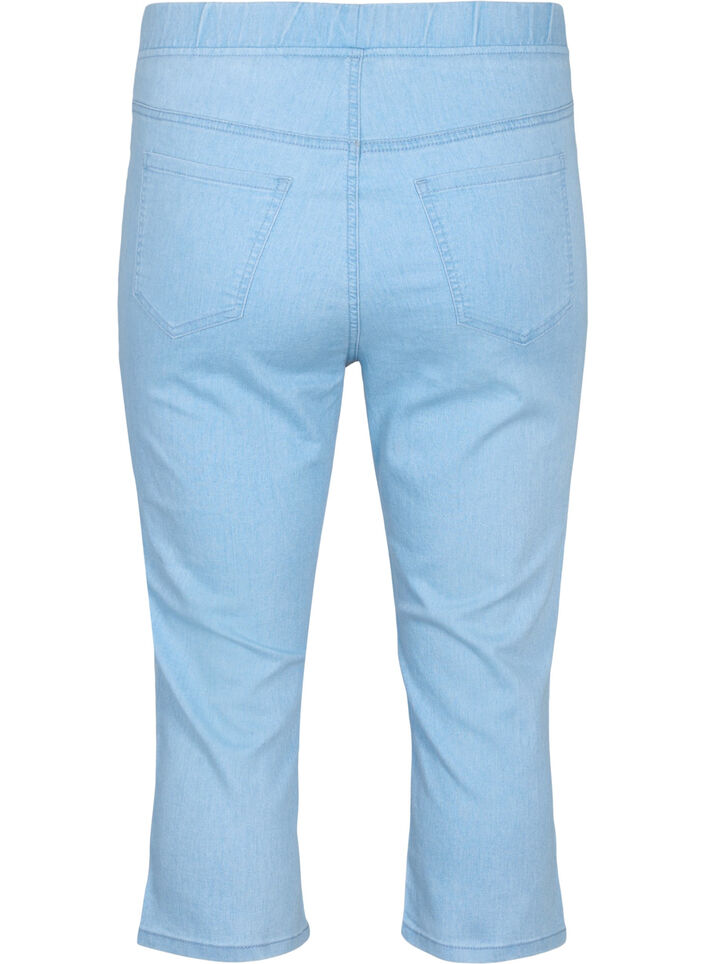 Caprit puuvillasekoitteesta, Light blue denim, Packshot image number 1