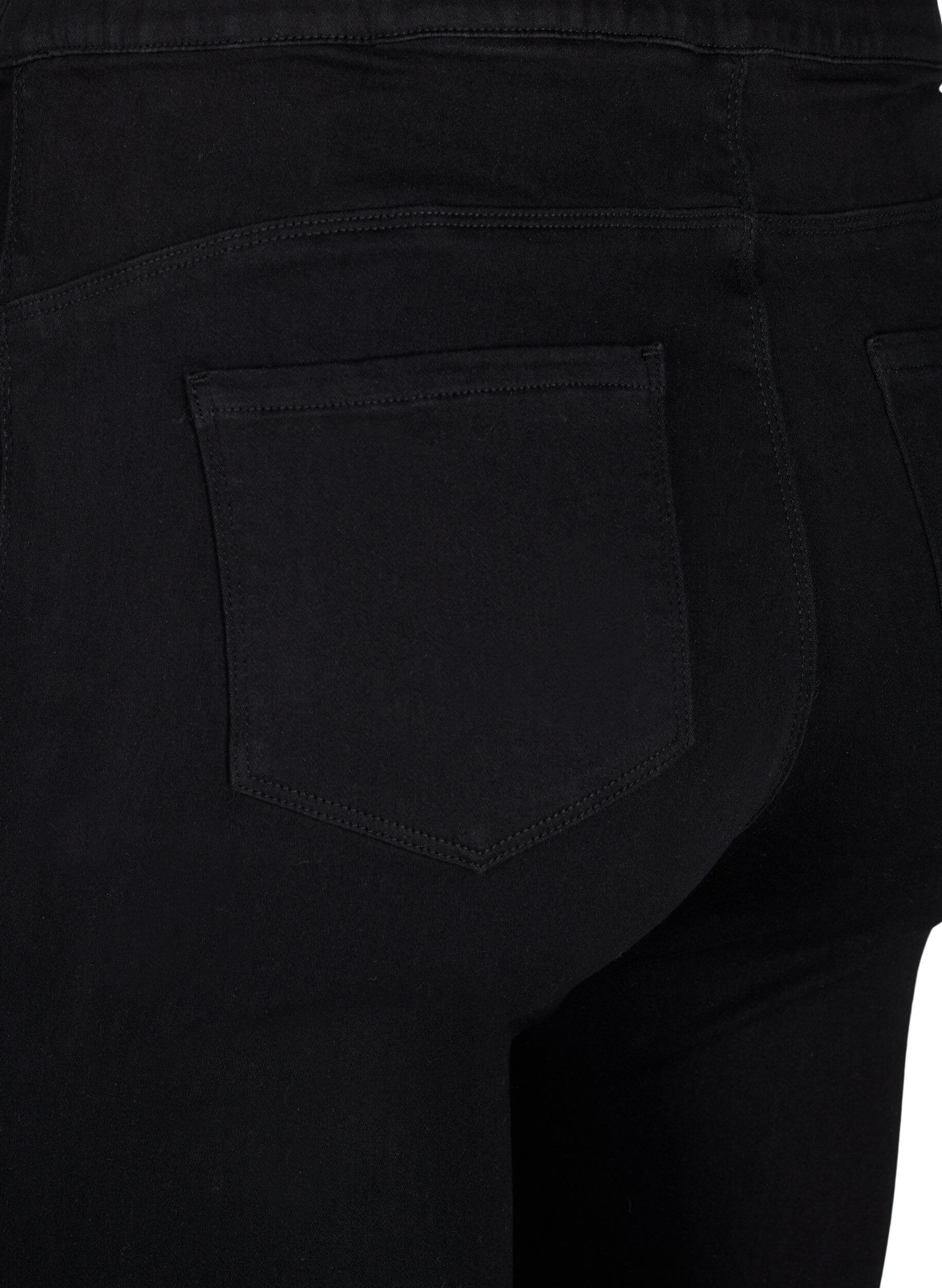 ZizziKorkeavy&ouml;t&auml;r&ouml;iset jeggingsit, Musta, Packshot image number 3
