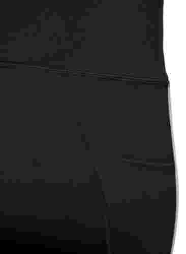 Treenitrikoot heijastimella ja sivutaskulla, Black, Packshot image number 3