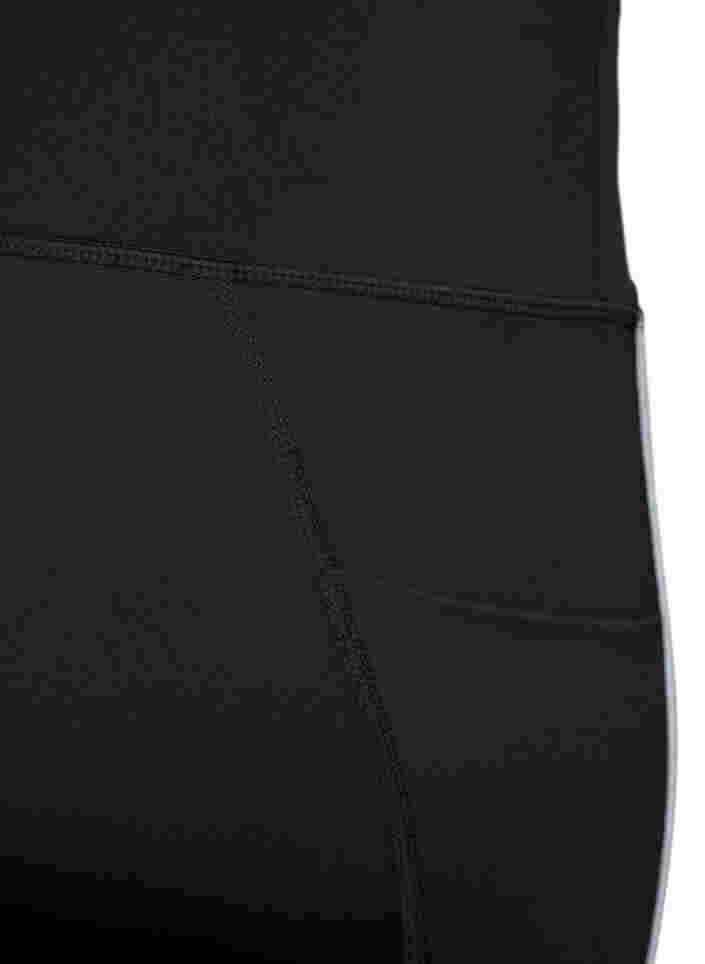 Treenitrikoot heijastimella ja sivutaskulla, Black, Packshot image number 3