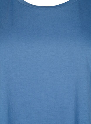 Lyhythihainen t-paita puuvillasekoitteesta, Moonlight Blue, Packshot image number 2