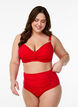 Bikinien alaosat korkealla vy&ouml;t&auml;r&ouml;ll&auml;, Punainen, Model image number 0