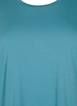 Puuvillainen t-paita 2/4-hihoilla, Brittany Blue, Packshot image number 2