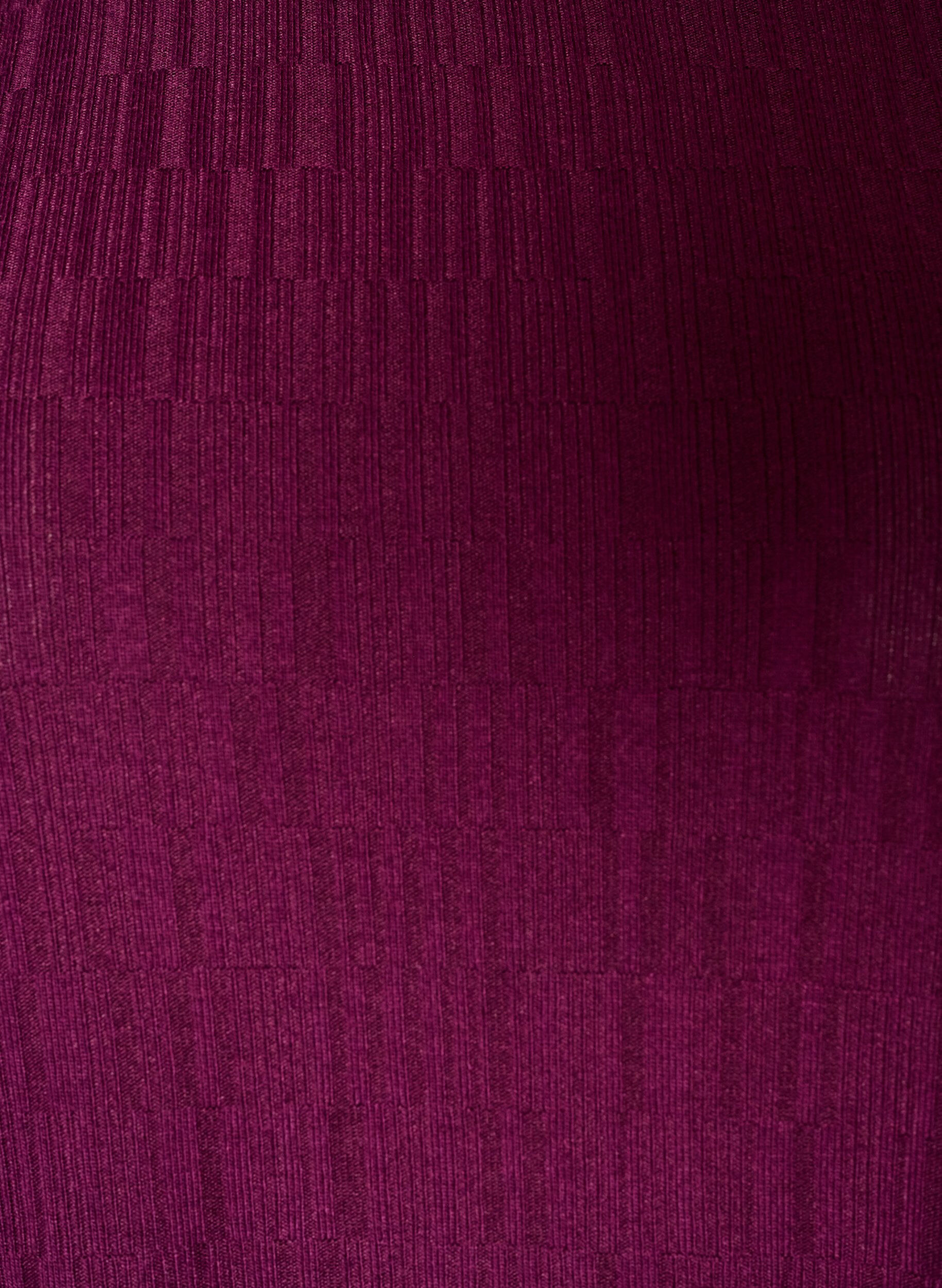 ZizziPusero tekstuurilla ja 3/4-hihoilla, Violetti, Packshot image number 2