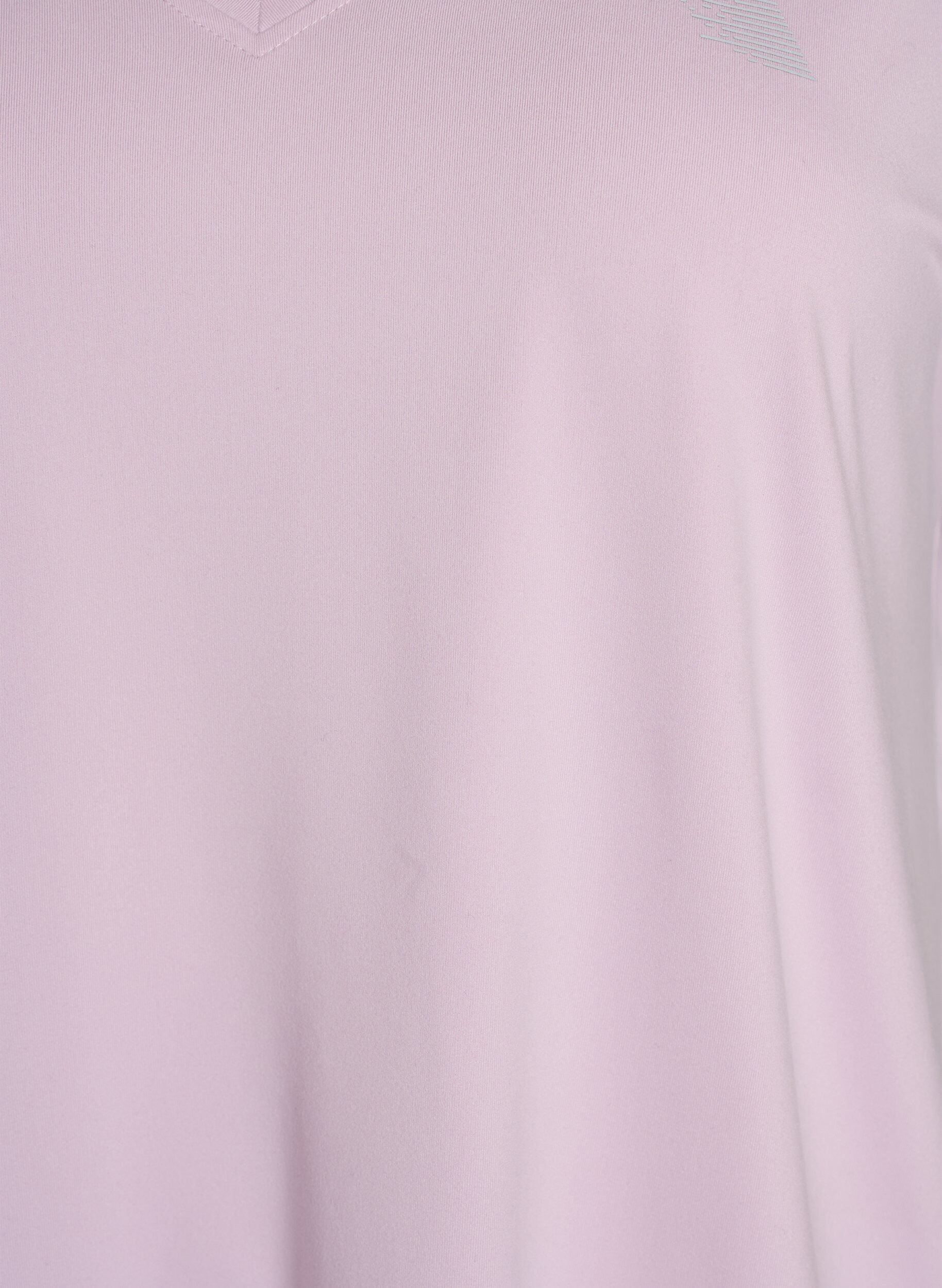 Zizzi V&auml;lj&auml; treenipaita, jossa on V-p&auml;&auml;ntie, Violetti, Packshot image number 2