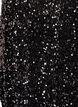 Lyhyt paljettihame joustavalla vyötäröllä, Musta, Packshot image number 2