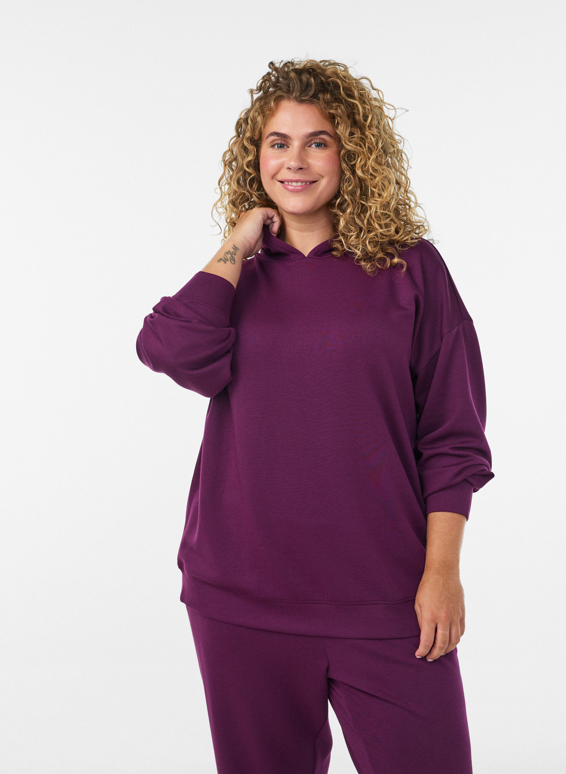ZizziJerseyhuppari, Violetti, Model image number 0