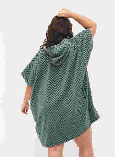 Puuvillainen uimaponcho, Balsam Green, Model image number 2