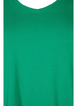 Yksivärinen perus t-paita puuvillasta, Jolly Green, Packshot image number 2