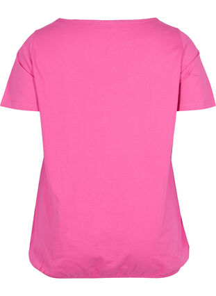 Puuvillainen t-paita lyhyillä hihoilla, Raspberry Rose, Packshot image number 1