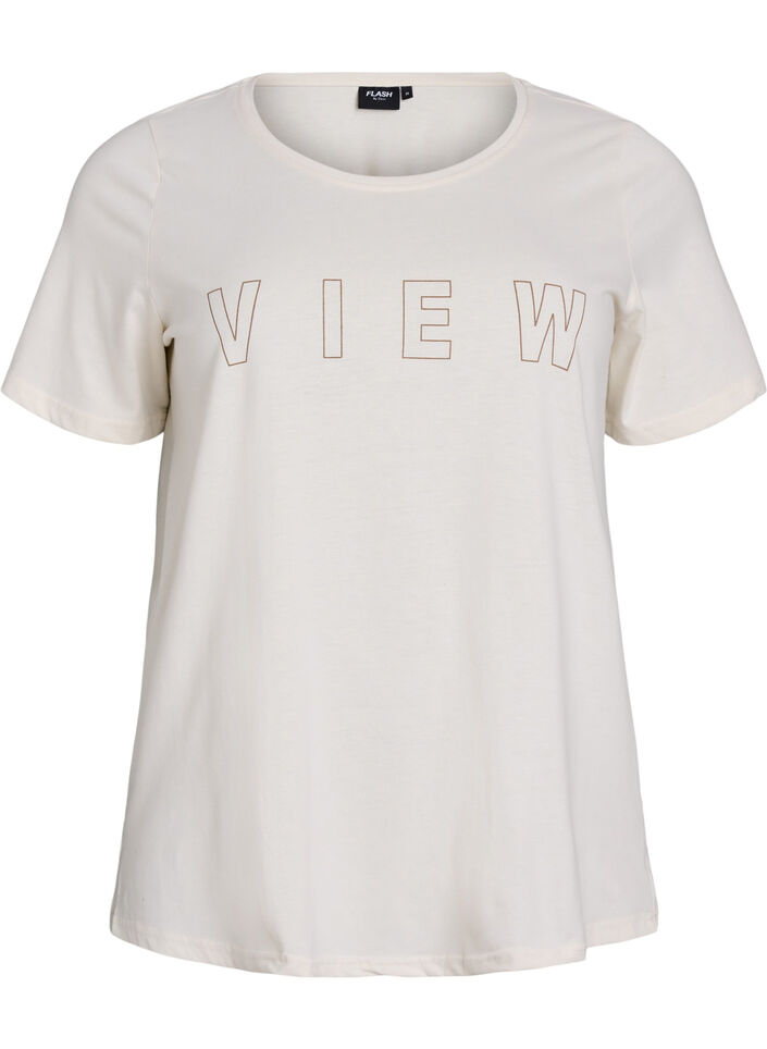 FLASH - T-paita motiivilla, Vanilja, Packshot image number 0
