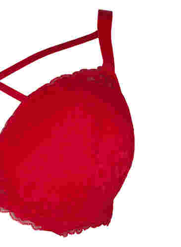 Topatut rintaliivit kaarituella ja nauhalla, Red Ass., Packshot image number 3