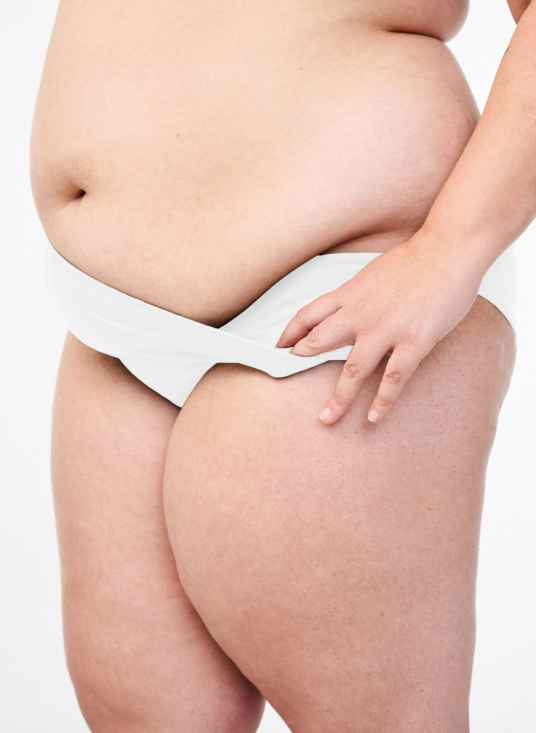 Mikrokuitualushousut sis&auml;taskulla, Valkoinen, Model