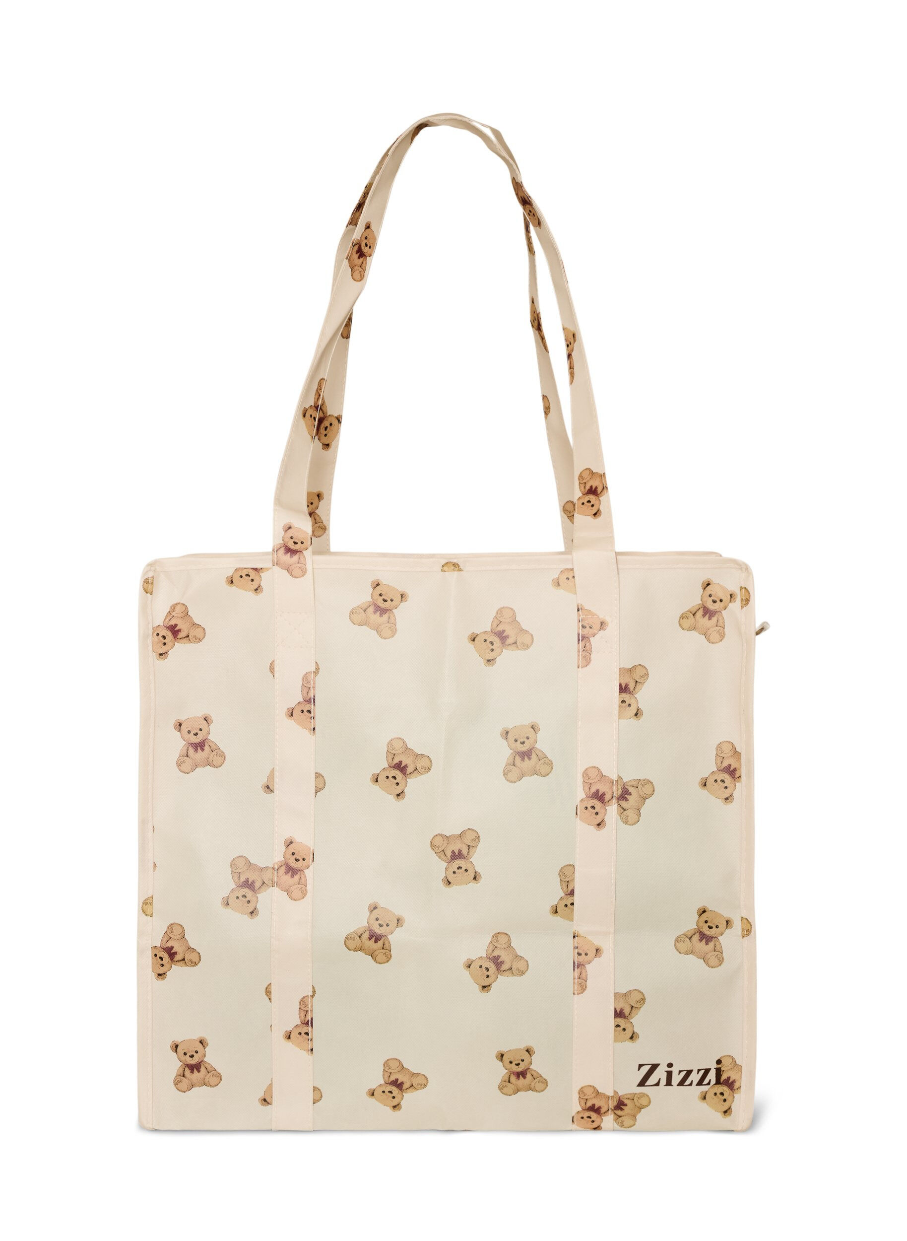ZizziOstoskassi vetoketjulla, Beige, Packshot image number 0