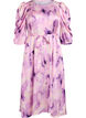 Lyhythihainen juhlamekko vy&ouml;nauhalla, Violetti, Packshot image number 0