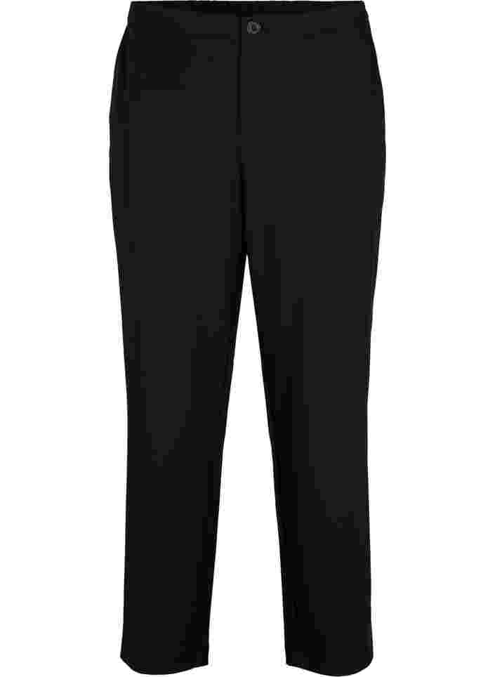 Klassiset housut taskuilla, Black, Packshot image number 0