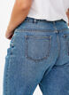 Mille Mom Fit -farkut korkealla vy&ouml;t&auml;r&ouml;ll&auml;, Sininen, Model image number 3
