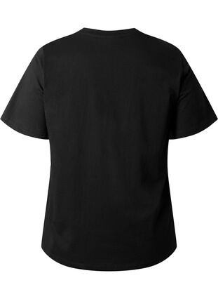 Luomupuuvillasta valmistettu t-paita tekstillä, Black ÉTOILE, Packshot image number 1