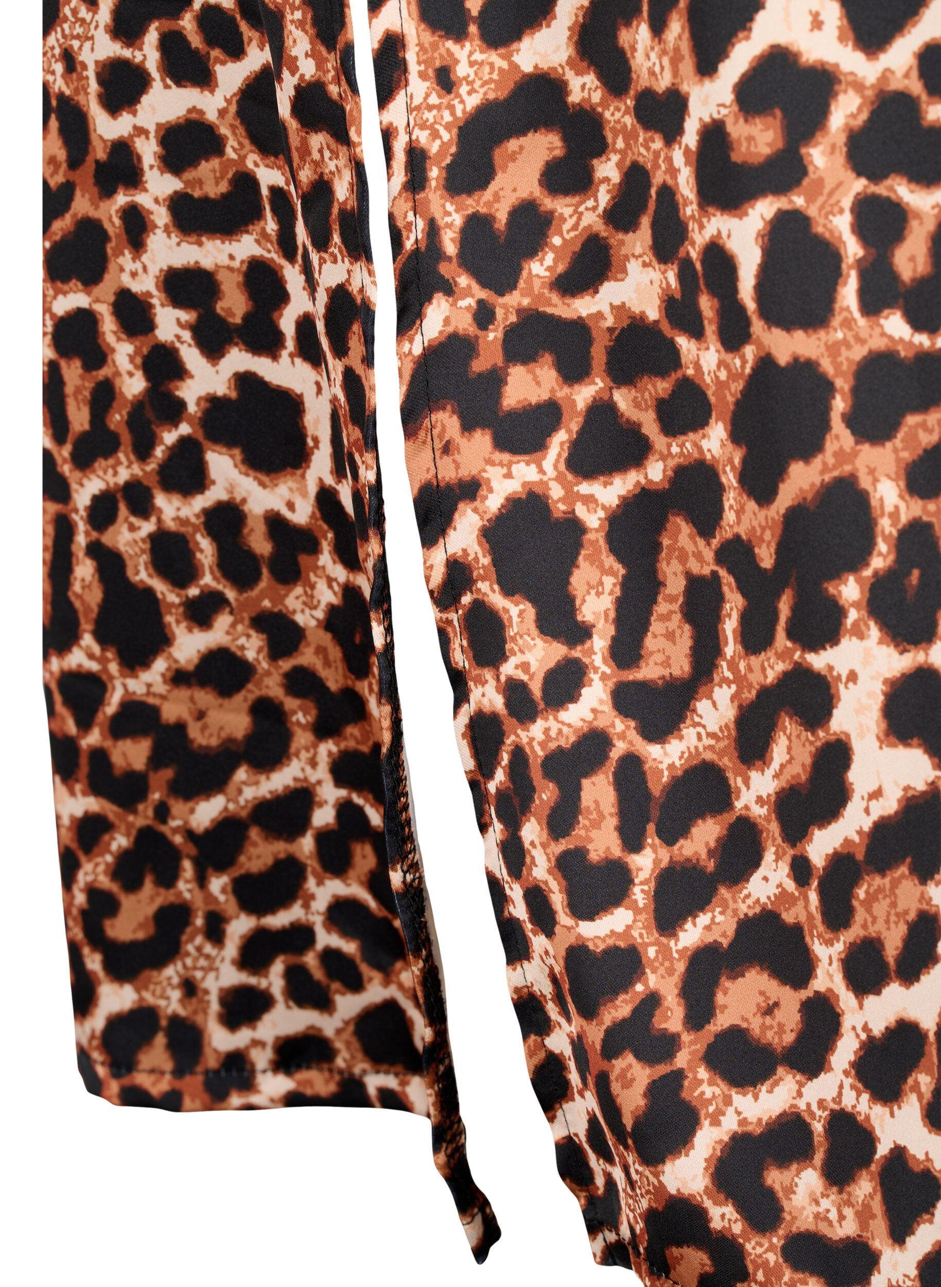 Zizzi Leopardikuvioinen halkiohame, Leopard AOP, Packshot image number 3