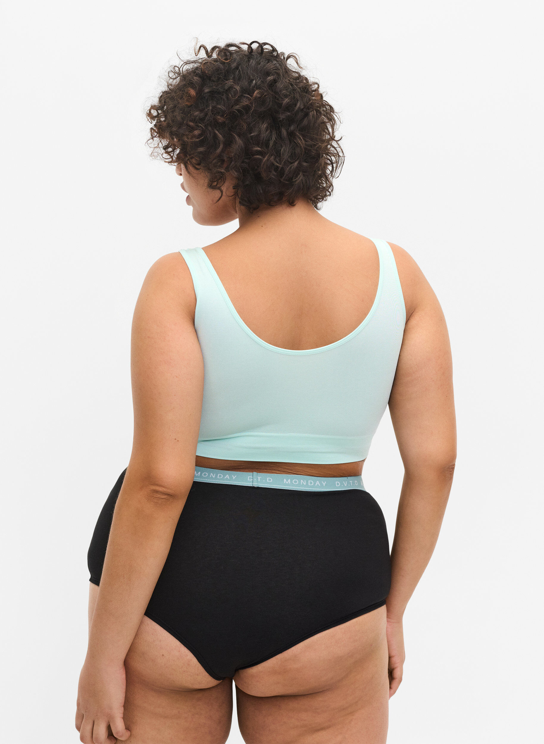 Zizzi 7 kpl puuvillahipstereit&auml; viikonp&auml;ivill&auml;, Multi Pastel Pack, Model image number 1