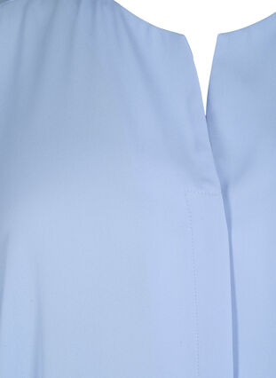 Yksivärinen paita v-pääntiellä, Serenity, Packshot image number 2