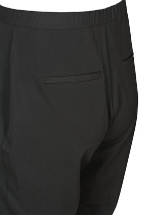 Klassiset housut joustavalla vyötärönauhalla, Black, Packshot image number 3