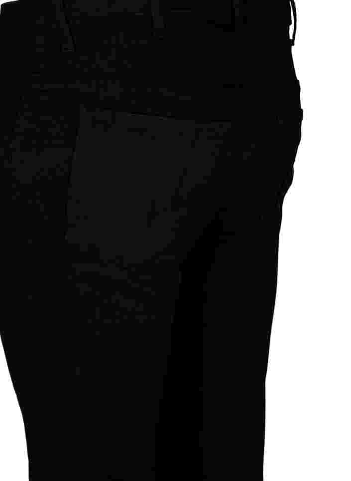 Super slim Amy-farkut nyörillä , Black, Packshot image number 3