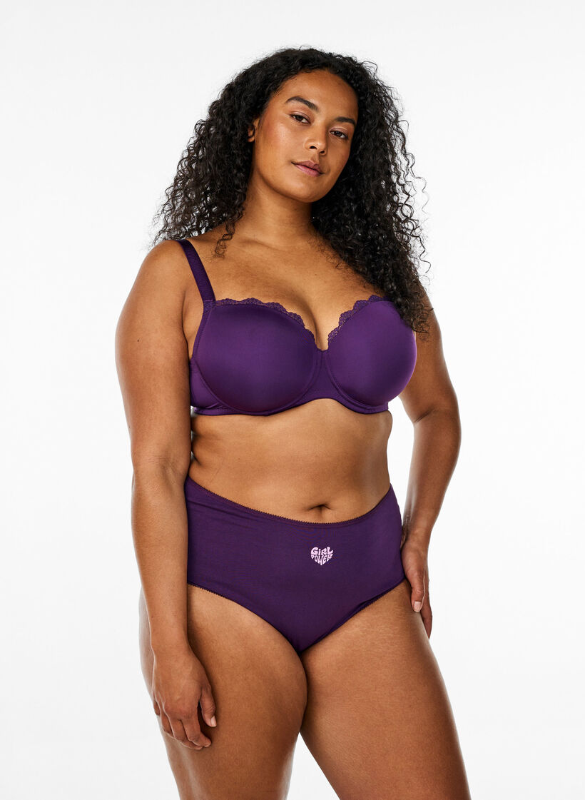 7 kappaleen hipster-alushousupakkaus, Violetti, Model image number 0