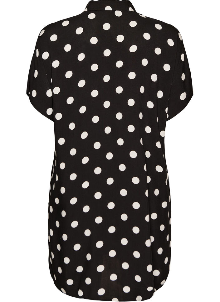 V&auml;lj&auml; pitk&auml; paita viskoosista, Vanilja, Packshot image number 1