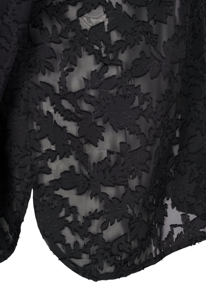 Jacquard-paita napeilla, Black, Packshot image number 3