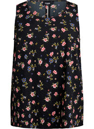 FLASH – Hihaton toppi pintakuvioidusta materiaalista, Musta