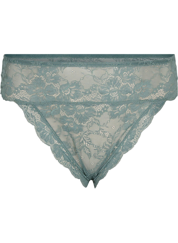 Brazilian-alushousut normaalilla vyötäröllä, Balsam Green, Packshot image number 0