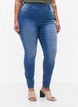 Farkkulegginsit takataskuilla, Blue denim, Model image number 2