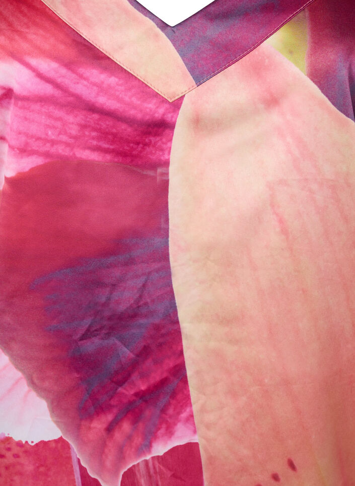 Yötoppi kuosilla, Orange Pink AOP, Packshot image number 2